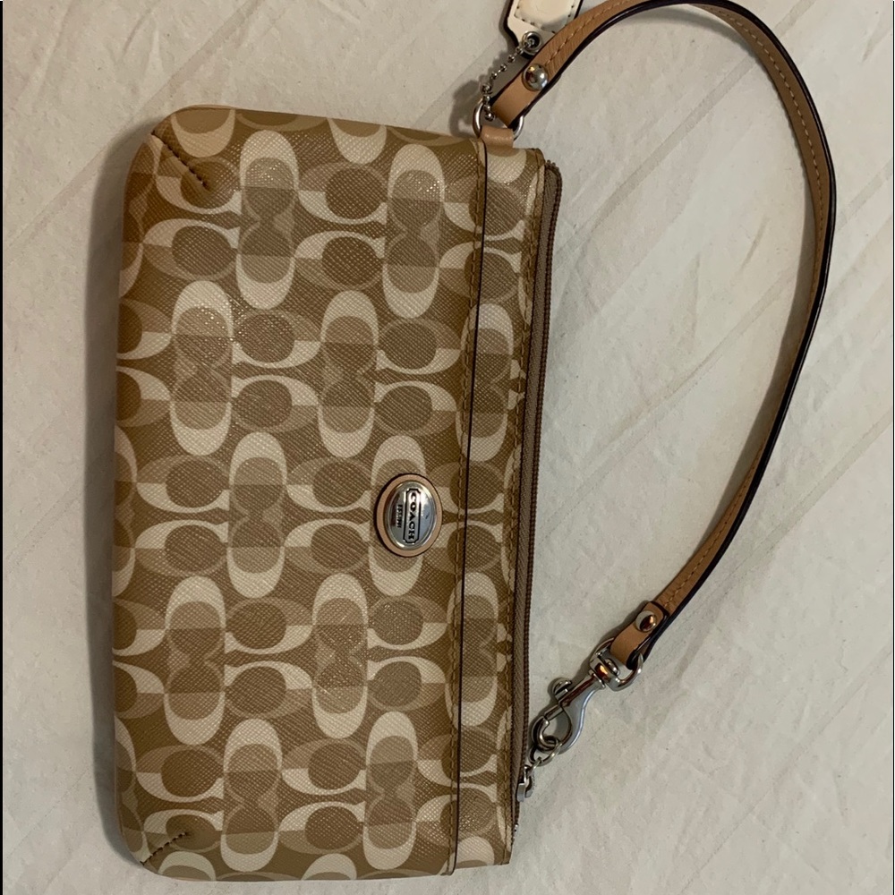 Coach Signature wristlet